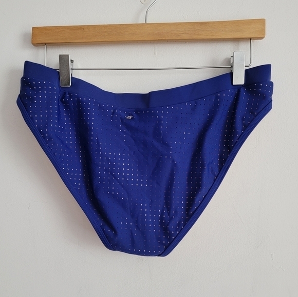 NWT FABLETICS blue Valentina bikini bottom size L - Picture 2 of 5